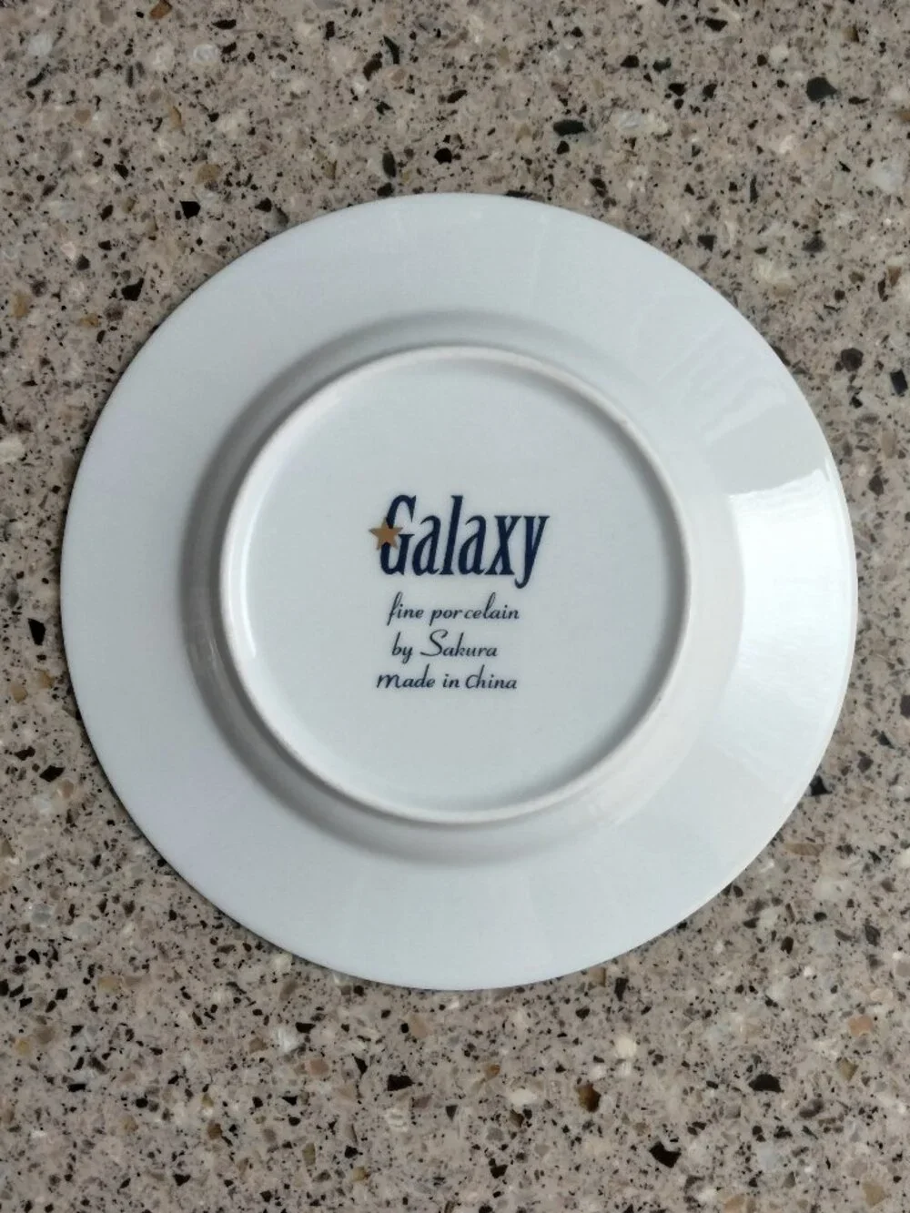 New Set of 4 Galaxy Fine Porcelain Saucers/Dessert Plates (B)